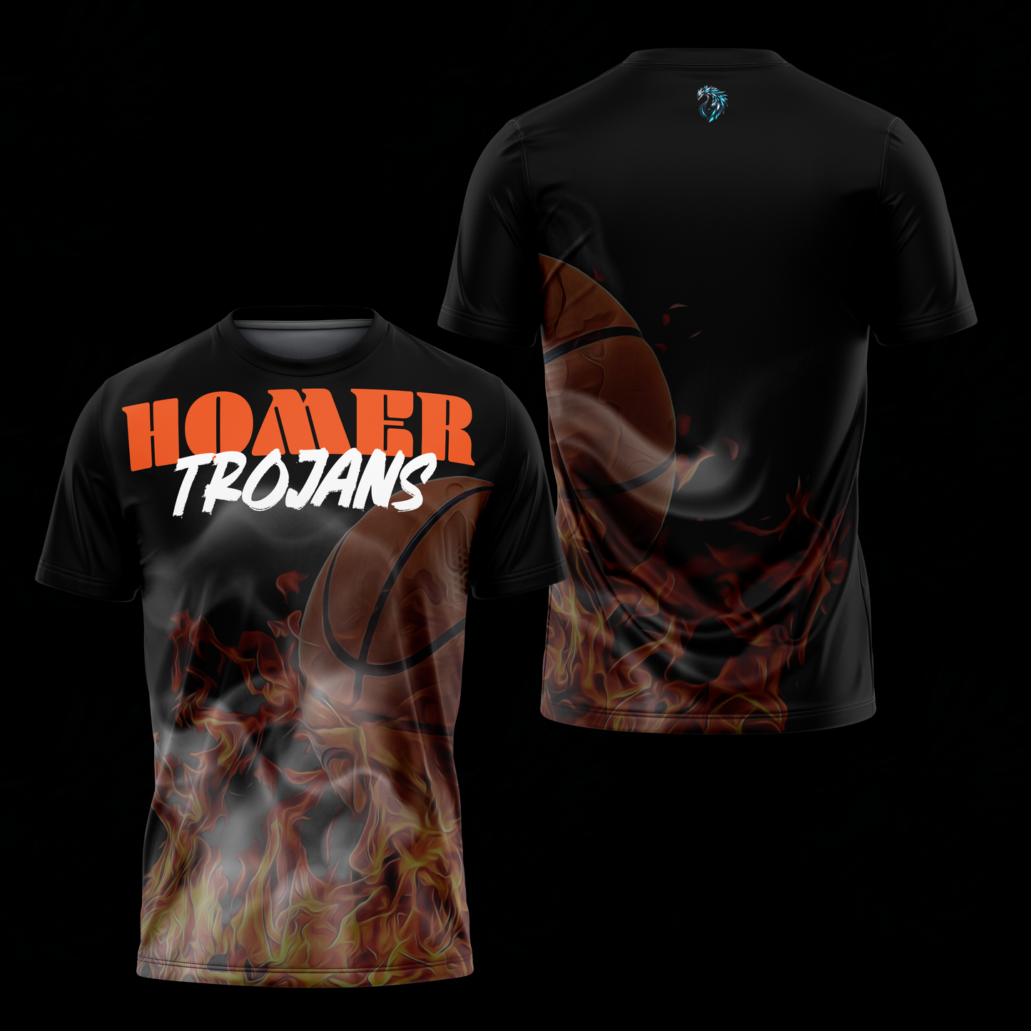 Homer Trojans Shirt - Basketball