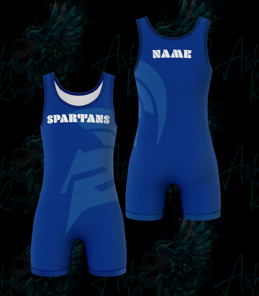 Springport Spartans Wraparound Wrestling Singlet