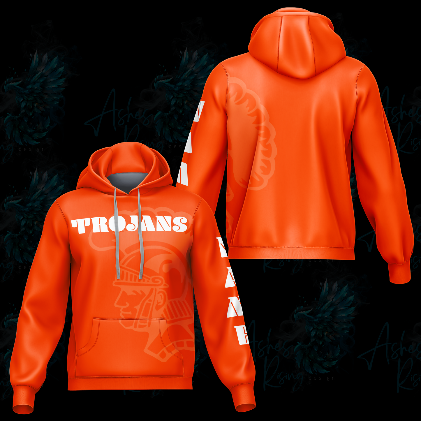 Homer Trojans Hooded Sweatshirt - Trojan Wraparound